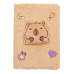 Блокнот плюшевий CAPYBARA, А5, 80 арк., клітинка, асорті, KIDS Line (ZB.700015)