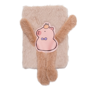 Блокнот плюшевий CAPYBARA, А6, 80 арк., клітинка, асорті, KIDS Line (ZB.700014)