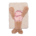 Блокнот плюшевий CAPYBARA, А6, 80 арк., клітинка, асорті, KIDS Line (ZB.700014)