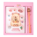 Блокнот із замком та ручкою CAPYBARA, 203х225 мм, 50 арк., клітинка, асорті, KIDS Line (ZB.700012)
