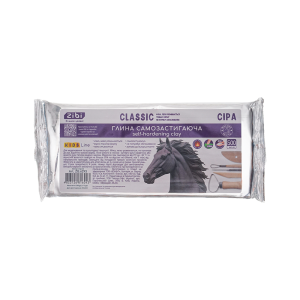 Глина самозастигаюча CLASSIC, 500 г, сіра (ZB.6293)
