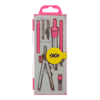 Готовальня BASIS 7 предметов, розовый, KIDS Line (ZB.5306BS-10)