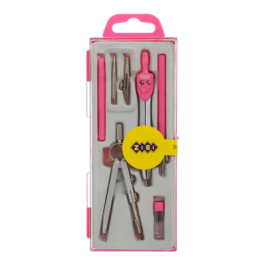 Готовальня BASIS 7 предметів, рожевий, KIDS Line (ZB.5306BS-10)