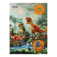Дневник школьный DINO, А5, 40 л., мягк.обл., на скобе, глянц.ламин., SMART Line (ZB.13128)