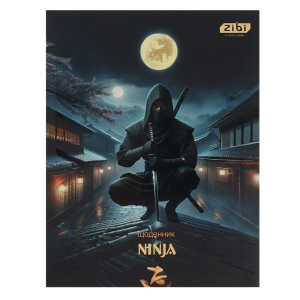 Дневник школьный NINJA, A5+, 40 л., интегр. обл., мат. ламинация, KIDS Line (ZB.13900)