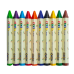 Олівці воскові JUMBO, 10 кольорів, тригранні, BABY Line (ZB.2482)
