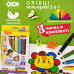 Карандаши цветные "3 в 1" mini SUPER JUMBO с точилкой, 6 цв., BABY Line (ZB.2453)
