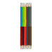Карандаши цветные двухстор. NEON+METALLIC, 6 шт. (12 цветов), KIDS LINE (ZB.2465)