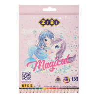 Олівці кольорові, 18кол., МАГІЯ, KIDS Line (ZB.2449)
