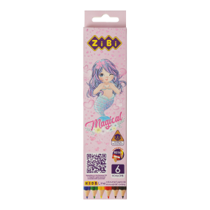 Олівці кольорові, 6кол., МАГІЯ, KIDS Line (ZB.2447)