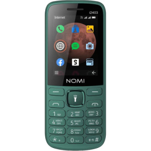 Мобильный телефон Nomi i2403 Dark Green (i2403 Dark Green)
