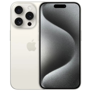Мобільний телефон Apple iPhone 15 Pro 128Gb White Titanium (REF A) BREEZY (2AMTUW3)