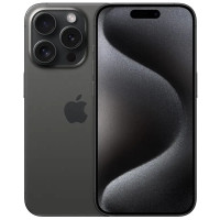 Мобільний телефон Apple iPhone 15 Pro 128Gb Black Titanium (Grade A) USED (iP15Pr12BkT_A)