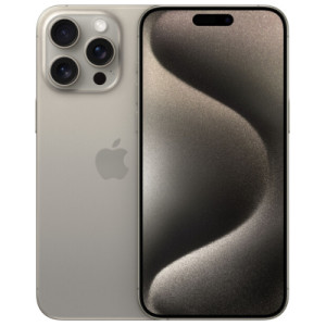 Мобільний телефон Apple iPhone 15 Pro Max 256Gb Natural Titaniume eSim (REF A) BREEZY (2AMU683)