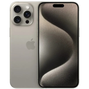 Мобільний телефон Apple iPhone 15 Pro Max 256Gb Natural Titanium (Grade A) USED (iP15PM25NaT_A)