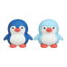 Гумка фігурка PENGUIN, 60х35х32мм, ідеї для подарунку (ZB.5426)
