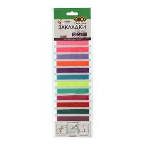 Набір закладок самоклеючих MULTICOLOR, А5, 12шт., асорті, SMART Line (ZB.9108)