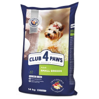 Сухий корм для собак Club 4 Paws Adult Small Breeds з куркою 14 кг (4820215368452)