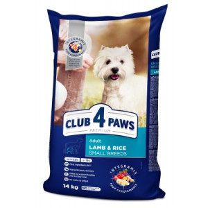 Сухой корм для собак Club 4 Paws Премиум. Для мелких пород - ягненок и рис 14 кг (4820083909580)