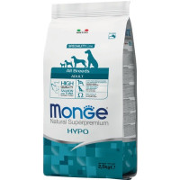 Сухой корм для собак Monge Dog All breeds Hypoallergenic с лососем и тунцом 2.5 кг (8009470011167)
