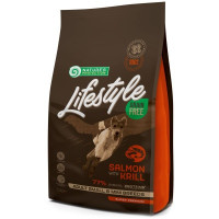 Сухой корм для собак Nature's Protection Lifestyle Grain Free Salmon, krill Adult Small&Mini 1.5 кг (NPLS45680)