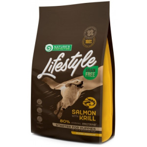 Сухой корм для собак Nature's Protection Lifestyle Grain Free Salmon Starter For Puppies 1.5 кг (NPLS45682)