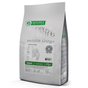 Сухой корм для собак Nature's Protection Superior Care White Dogs Grain Free Insect Adult Small Breeds 1.5 кг (NPSC47441)