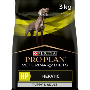Сухой корм для собак Purina Pro Plan Veterinary Diets HP Hepatic Для поддержание функции печени при хронической печеночной недостаточности 3 кг (7613034996312)