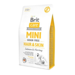 Сухий корм для собак Brit Care GF Mini Hair &amp; Skin 2 кг (8595602520220)