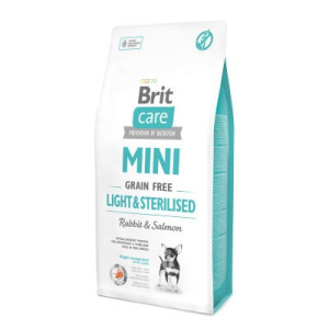 Сухий корм для собак Brit Care GF Mini Light &amp; Sterilised 7 кг (8595602521081)
