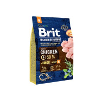 Сухой корм для собак Brit Premium Dog Junior M 3 кг (8595602526321)