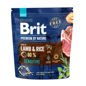 Сухой корм для собак Brit Premium Dog Sensitive Lamb 1 кг (8595602526611)