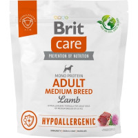 Сухой корм для собак Brit Care Dog Hypoallergenic Adult Medium Breed гипоаллергенный с ягненком 1 кг (8595602559039)