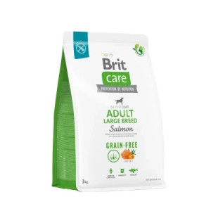 Сухой корм для собак Brit Care Dog Grain-free Adult Large Breed беззерновой с лососем 3 кг (8595602558902)