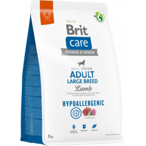 Сухой корм для собак Brit Care Dog Hypoallergenic Adult Large Breed с ягненком 3 кг (8595602559084)