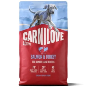 Сухий корм для собак Carnilove Active Salmon &amp; Turkey Junior Large Breed 4 кг (8595602581405)