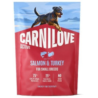 Сухий корм для собак Carnilove Active Salmon & Turkey Small Breed 1.5 кг (8595602581269)