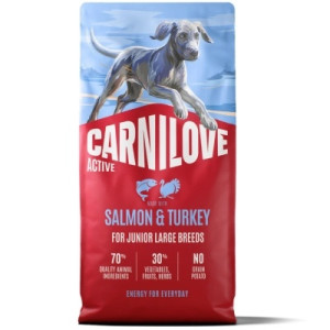 Сухий корм для собак Carnilove Active Salmon &amp; Turkey Junior Large Breed 12 кг (8595602581412)