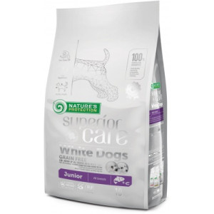 Сухой корм для собак Nature's Protection Superior Care White Dogs Grain Free Junior 10 кг (NPSC45672)