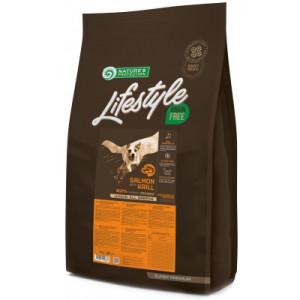 Сухой корм для собак Nature's Protection Lifestyle Grain Free Salmon, Krill Junior All Breeds 10 кг (NPLS45687)