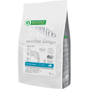 Сухой корм для собак Nature's Protection Superior Care White Dogs Grain Free White Fish All Sizes and Life Stages 4 кг (NPSC47592)