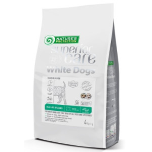 Сухой корм для собак Nature's Protection Superior Care White Dogs Grain Free Insect All Sizes and Life Stages 4 кг (NPSC47600)
