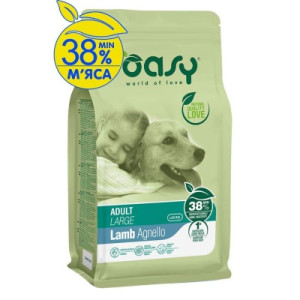 Сухой корм для собак OASY LIFESTAGE Adult Large ягненок 3 кг (8053017349060)