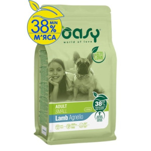Сухой корм для собак OASY LIFESTAGE Adult Small ягненок 3 кг (8053017349022)