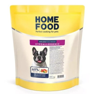 Сухий корм для собак Home Food ADULT MINI/MEDIUM Hypoallergenic з телятиною, овочами та духмяними травами 300 г (4820290090200)