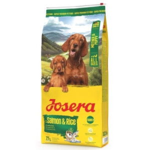 Сухий корм для собак Josera Mother &amp; Puppy Salmon &amp; Rice All Sizes (Family Plus) 12.5 кг (4032254785804)
