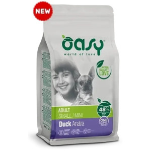 Сухой корм для собак OASY DOG Monoprotein ADULT Small/Mini утка 1.6 кг (8054329511220)
