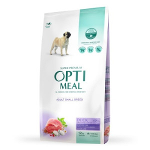 Сухой корм для собак Optimeal для малых пород со вкусом утки 12 кг (4820083905520)