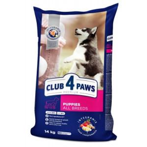 Сухой корм для собак Club 4 Paws Премиум. Для щенков с високим содержанием курицы 14 кг (4820083909696/4820215368476)