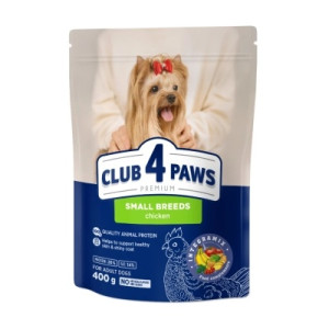 Сухой корм для собак Club 4 Paws Премиум. Для малых пород 400 г (4820083909528)